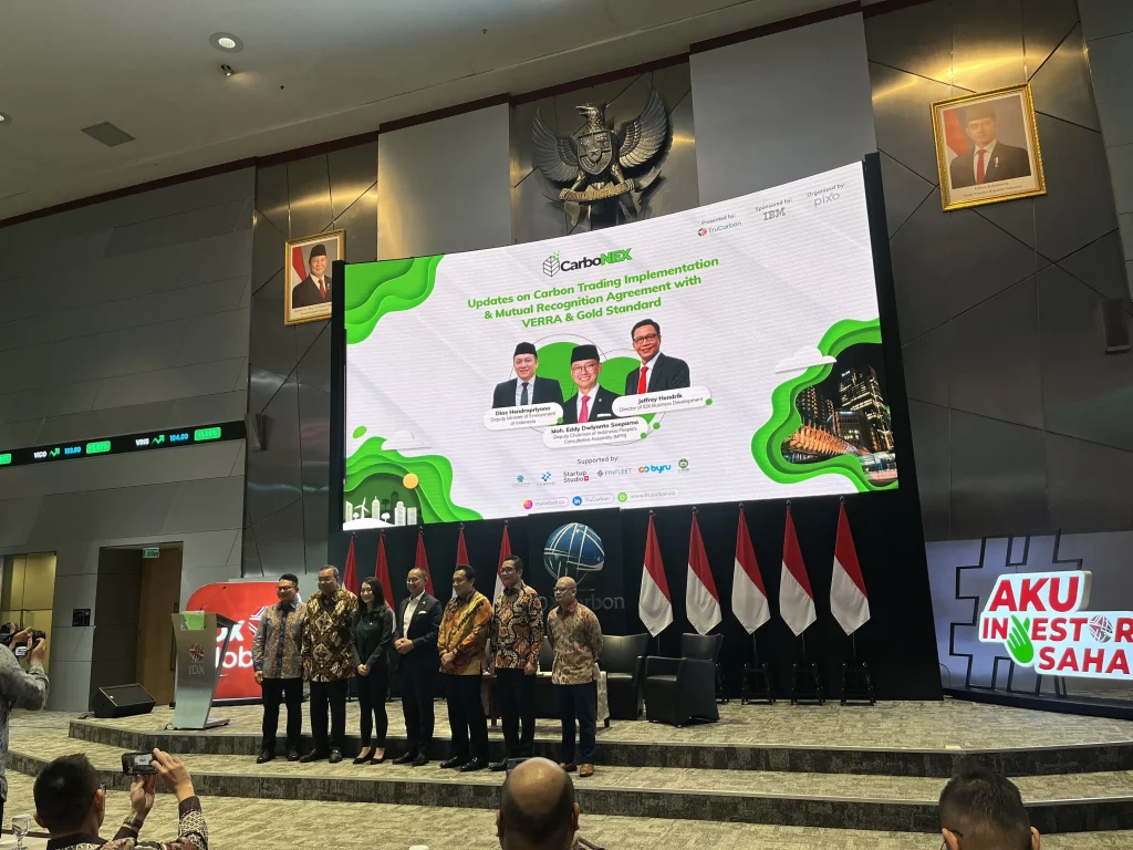 CarboNEX launching with IDX Carbon, Ministry of Environment, and People's Consultative Assembly